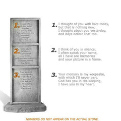 I Thought Of You - Totem Memorial Pet Stone - XoticBrands Home Decor