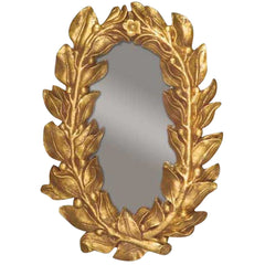 Laura Leaf Mirror  Wall Decor - XoticBrands Home Decor