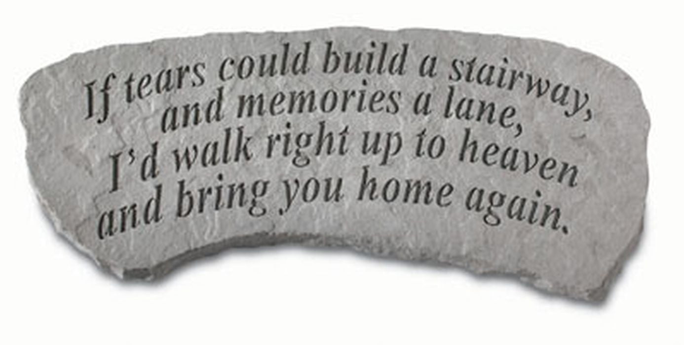 If Tears Could Build... (Small Bench) Garden Bench - XoticBrands Home Decor