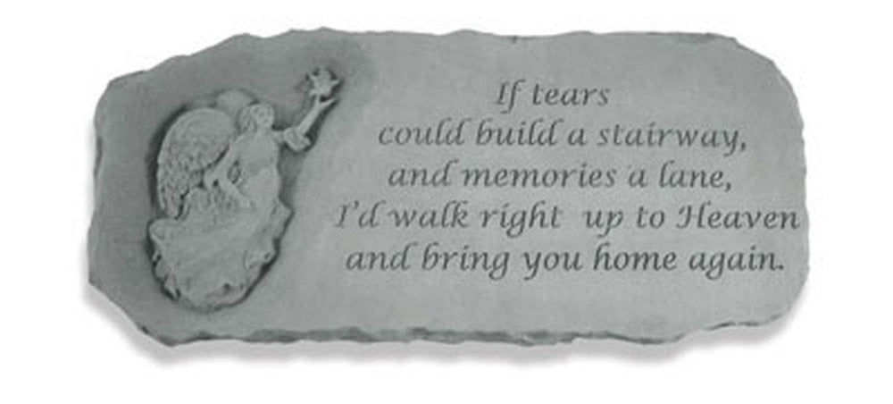 Angel Bench W/ If Tears Could... Garden Bench - XoticBrands Home Decor