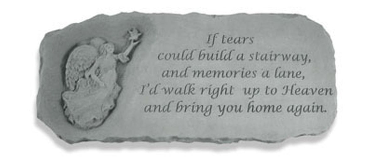 Angel Bench W/ If Tears Could... Garden Bench - XoticBrands Home Decor