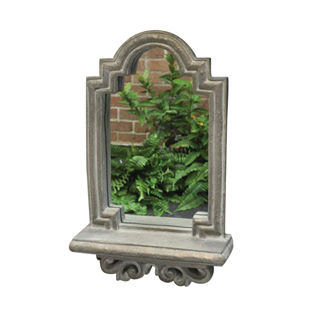 Wall Mirror W/Shelf  Wall Decor - XoticBrands Home Decor