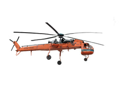  Aerial Crane Lifting Helicopter Iron Vintage Model, Home furniture and decor, Old Modern Handicrafts, XoticBrands Home Decor