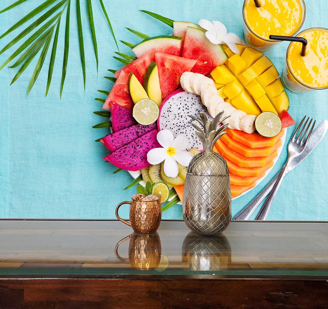  Aluminium Pineapple Storage Decor, Home Accent, XoticBrands, XoticBrands Home Decor