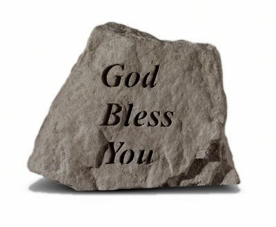 God Bless You Inspirational Garden Stone - XoticBrands Home Decor