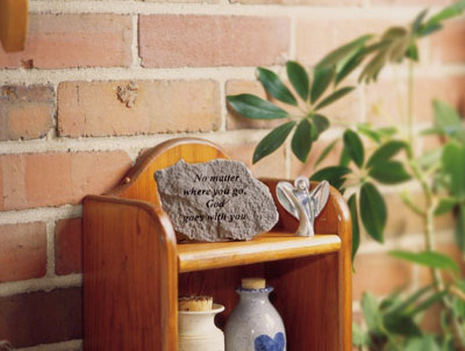 No Matter Where You Go, God... Memorial Garden Stone - XoticBrands Home Decor