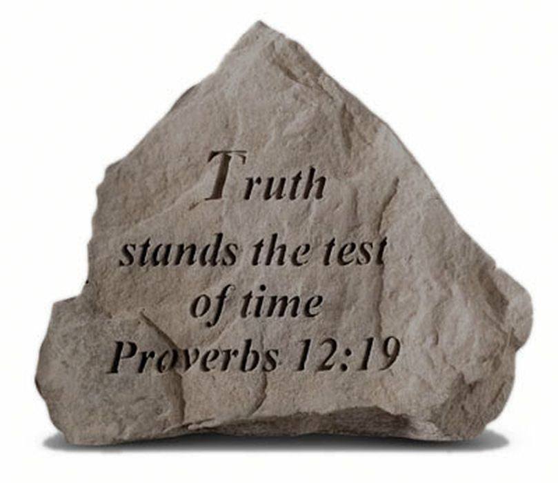 Truth Stands The Test Of Time Memorial Garden Stone - XoticBrands Home Decor