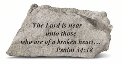 The Lord Is Near Unto Those... Inspirational Garden Stone - XoticBrands Home Decor