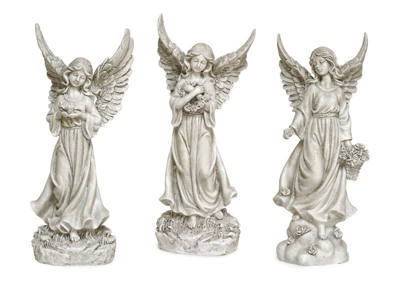  Angel (Set of 3) 13"H Polyresin, Novelty, XoticBrands, XoticBrands Home Decor