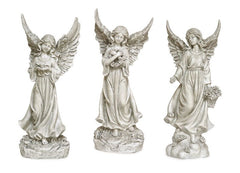  Angel (Set of 3) 13"H Polyresin, Novelty, XoticBrands, XoticBrands Home Decor