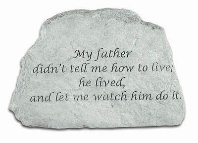 My Father Didn'T Tell Me... Inspirational Garden Stone - XoticBrands Home Decor