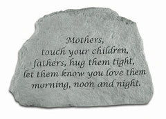 Mothers, Touch Your Children... Memorial Garden Stone - XoticBrands Home Decor
