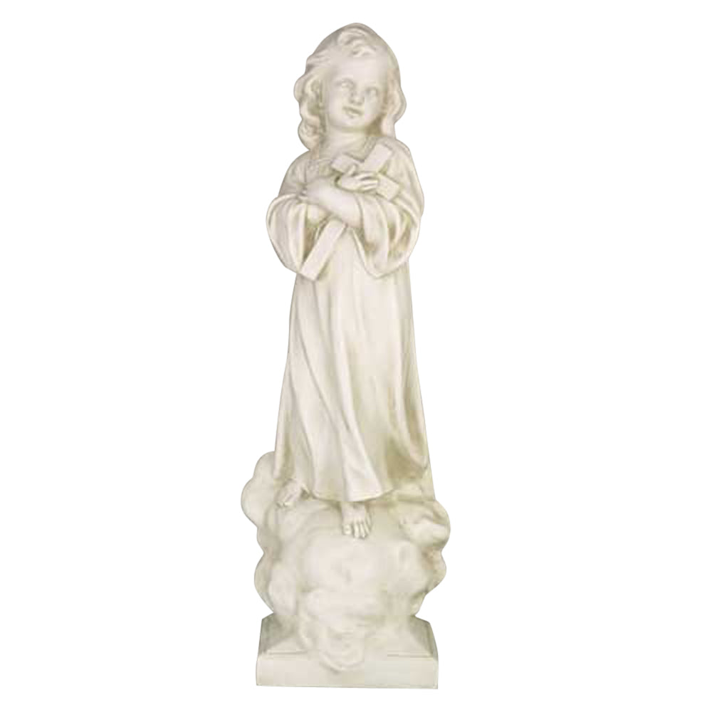 Christ Child With Cross 21 Religious Sculpture - XoticBrands Home Decor