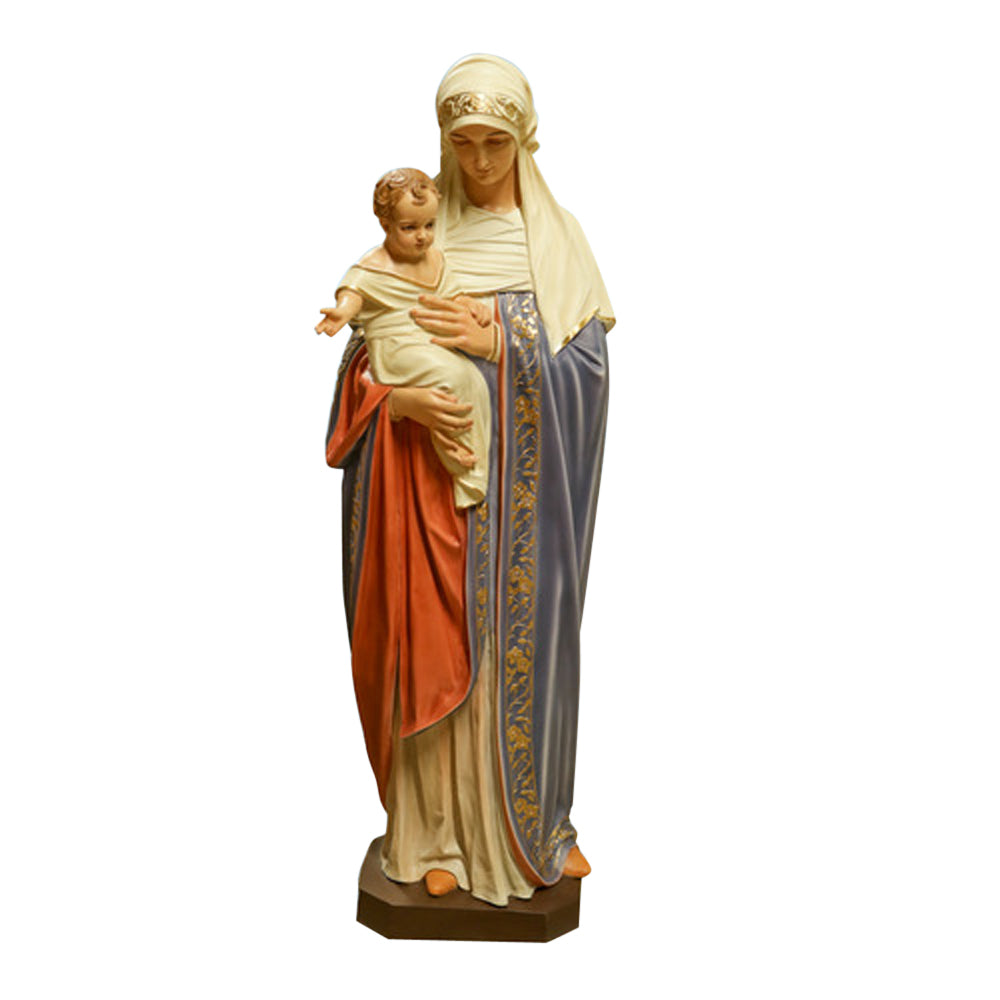 Bernese Mary & Child Religious Sculpture - XoticBrands Home Decor