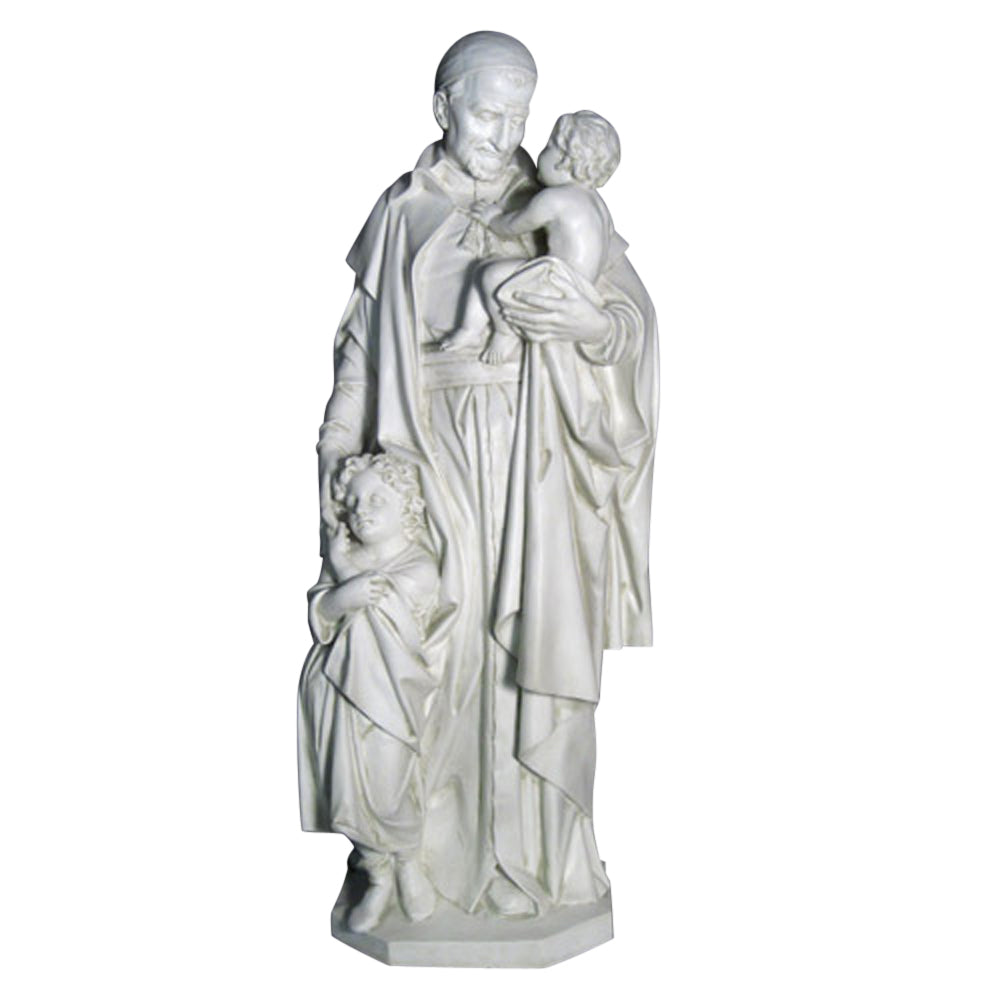 St. Vincent Depaul 61" H Religious Sculpture - XoticBrands Home Decor