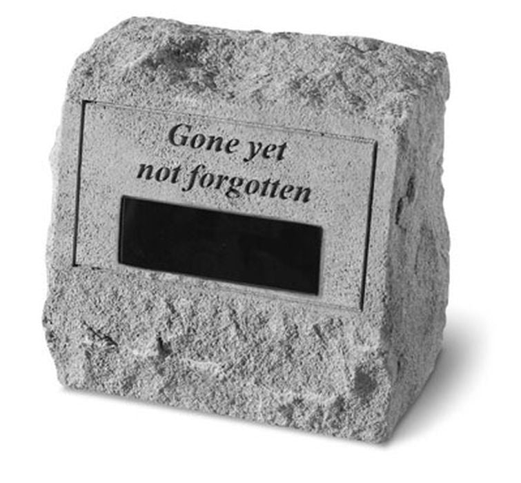 Headstone - Gone Yet Not... Memorial Pet Stone - XoticBrands Home Decor