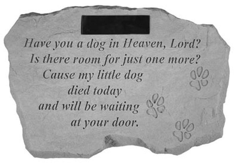 Have You A Dog In Heaven...Personalized Memorial Pet Stone - XoticBrands Home Decor