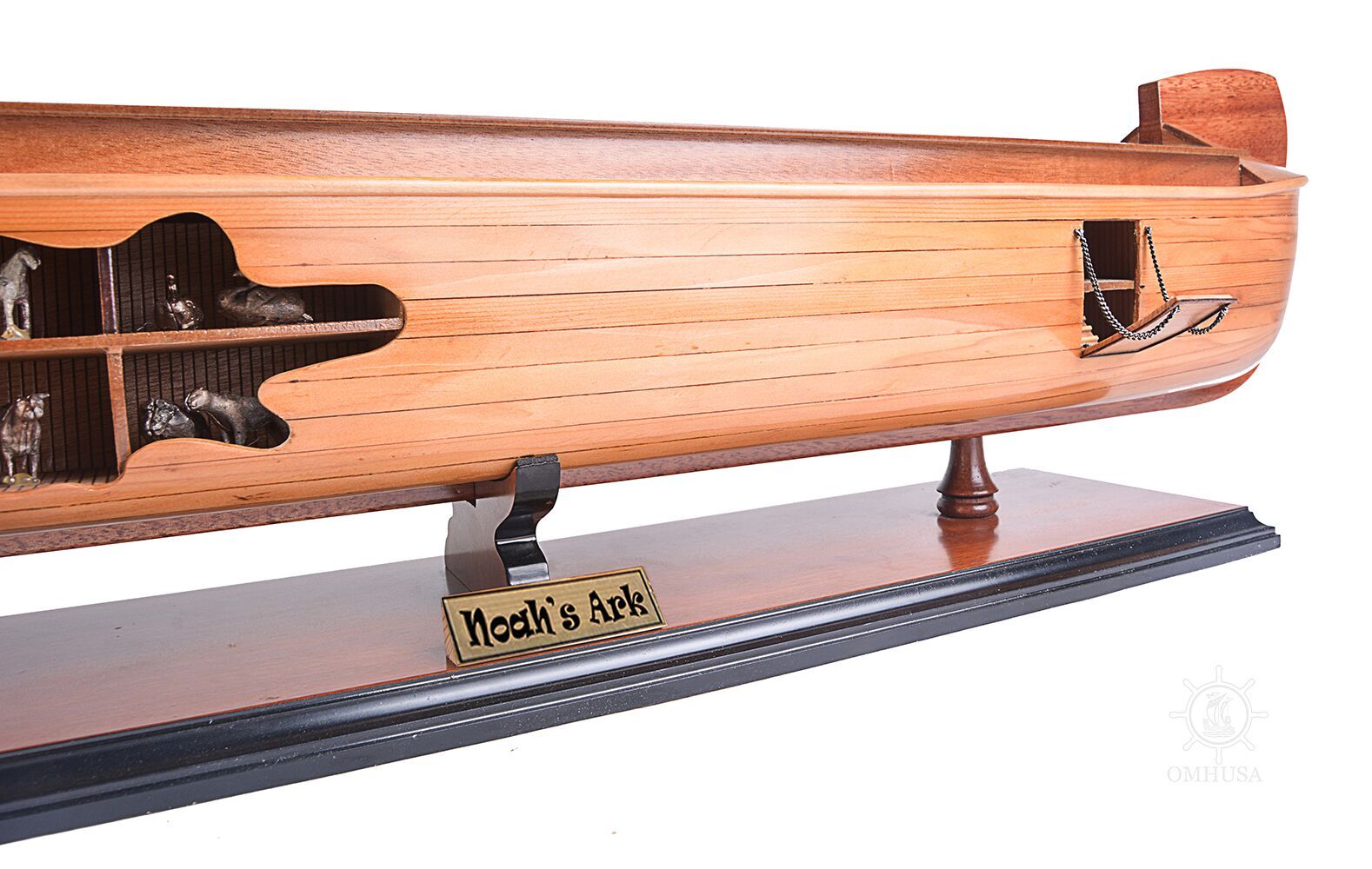  Noah Boat Open Hull, Ethnic Collectibles, XoticBrands, XoticBrands Home Decor