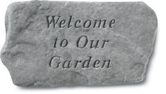  Welcome to Our… Memorial Garden Stone Décor, Memorial & Inspirational, Kayberry, XoticBrands Home Decor