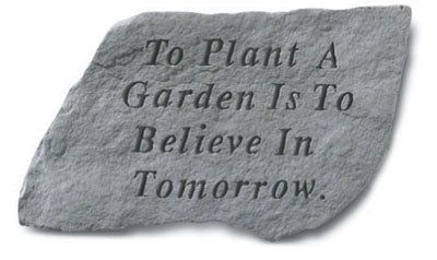  To Plant A Garden… Memorial Garden Stone Décor, Memorial & Inspirational, Kayberry, XoticBrands Home Decor