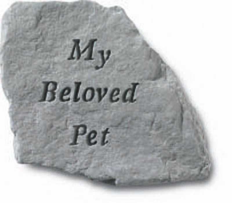My Beloved Pet Memorial Garden Stone - XoticBrands Home Decor