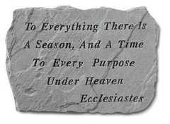 To Everything Is A Season... Memorial Garden Stone - XoticBrands Home Decor