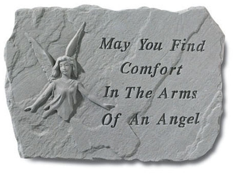 May You Find Comfort.... Memorial Garden Stone - XoticBrands Home Decor