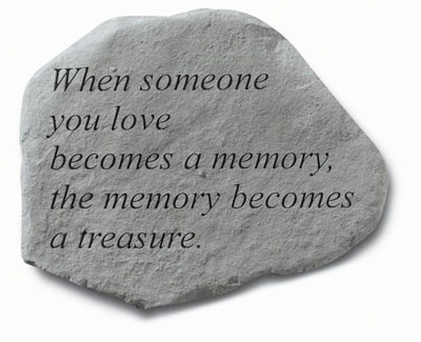When Someone You Love Memorial Garden Stone - XoticBrands Home Decor