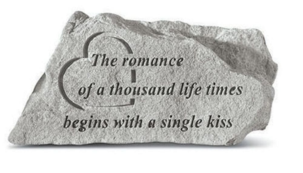 The Romance Of A Thousand... Memorial And Inspirational Stone - XoticBrands Home Decor