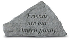 Friends Are Our Chosen Family Inspirational Garden Stone - XoticBrands Home Decor
