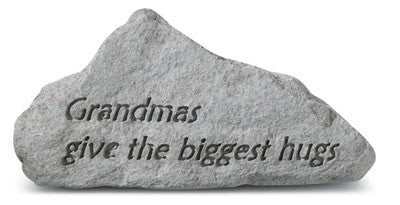 Grandmas Give The Biggest Inspirational Garden Stone - XoticBrands Home Decor