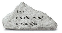 You Put The Grand Memorial Garden Stone - XoticBrands Home Decor