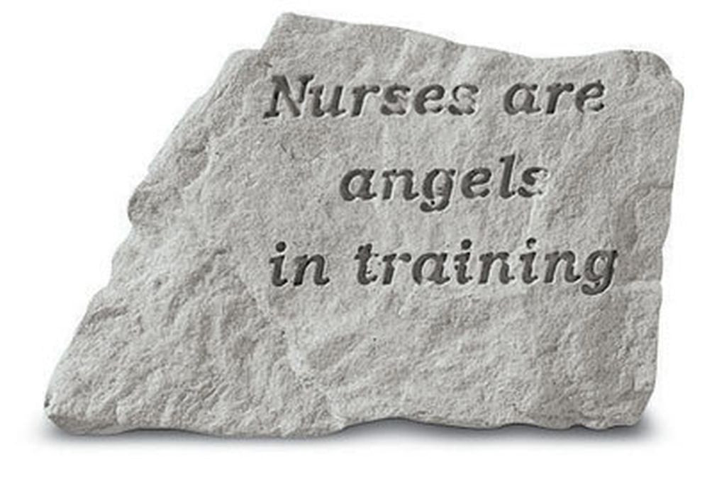 Nurses Are Angels Memorial Garden Stone - XoticBrands Home Decor