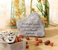 Mothers Plant Inspirational Garden Stone - XoticBrands Home Decor