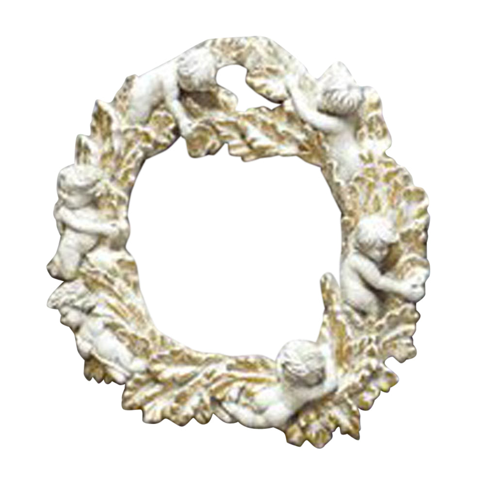 Babies In Leaves 19 -  Autumn Scultpure - XoticBrands Home Decor