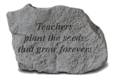 Teachers Plant Inspirational Garden Stone - XoticBrands Home Decor