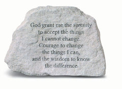 God Grant Me Memorial Garden Stone - XoticBrands Home Decor