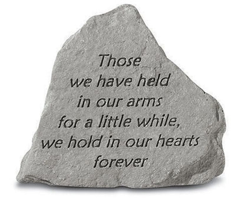 Those We Have Held... Memorial Garden Stone - XoticBrands Home Decor