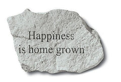 Happiness Is Home Grown Inspirational Garden Stone - XoticBrands Home Decor