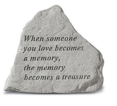 When Someone You Love Becomes Inspirational Garden Stone - XoticBrands Home Decor
