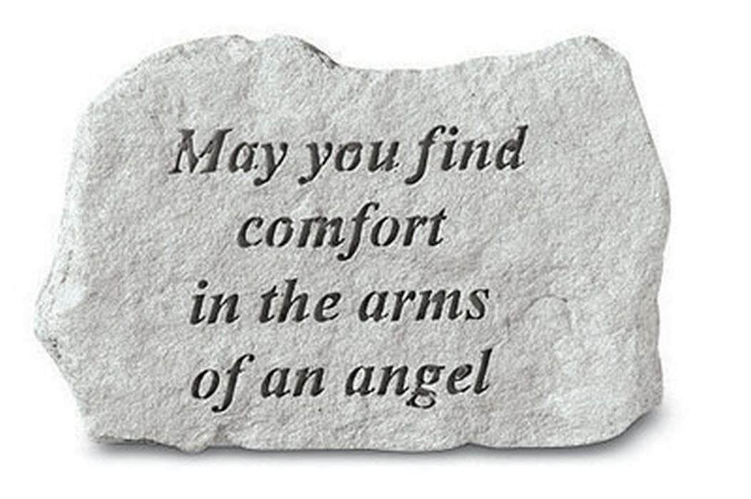 May You Find Comfort... Inspirational Garden Stone - XoticBrands Home Decor