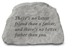 There'S No Better Friend... Memorial Garden Stone - XoticBrands Home Decor