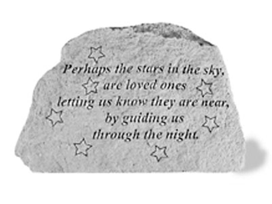 Perhaps The Stars In The Sky... Memorial Garden Stone - XoticBrands Home Decor