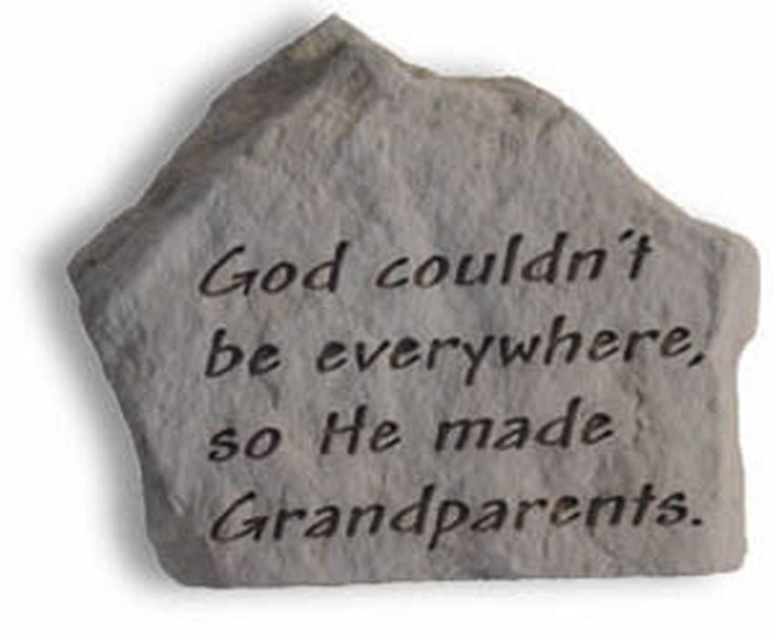 God Couldn'T Be Everywhere... Memorial Garden Stone - XoticBrands Home Decor