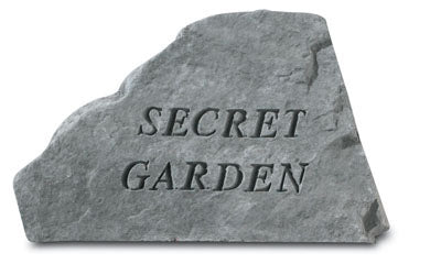  SECRET GARDEN Memorial Garden Stone Décor, Memorial & Inspirational, Kayberry, XoticBrands Home Decor
