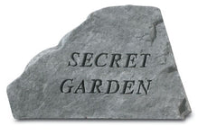  SECRET GARDEN Memorial Garden Stone Décor, Memorial & Inspirational, Kayberry, XoticBrands Home Decor