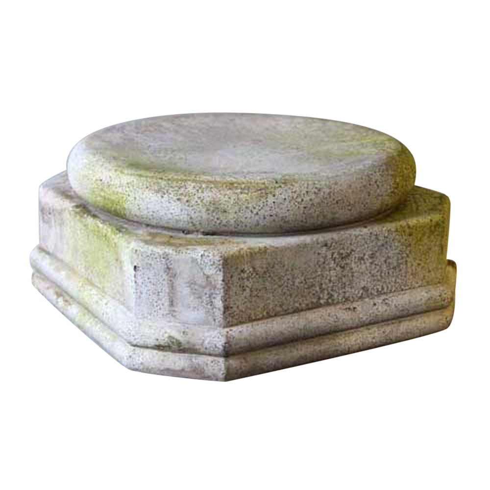 Base For Jar 8.5 - Architectural   Small Pedestals -18"H - XoticBrands Home Decor