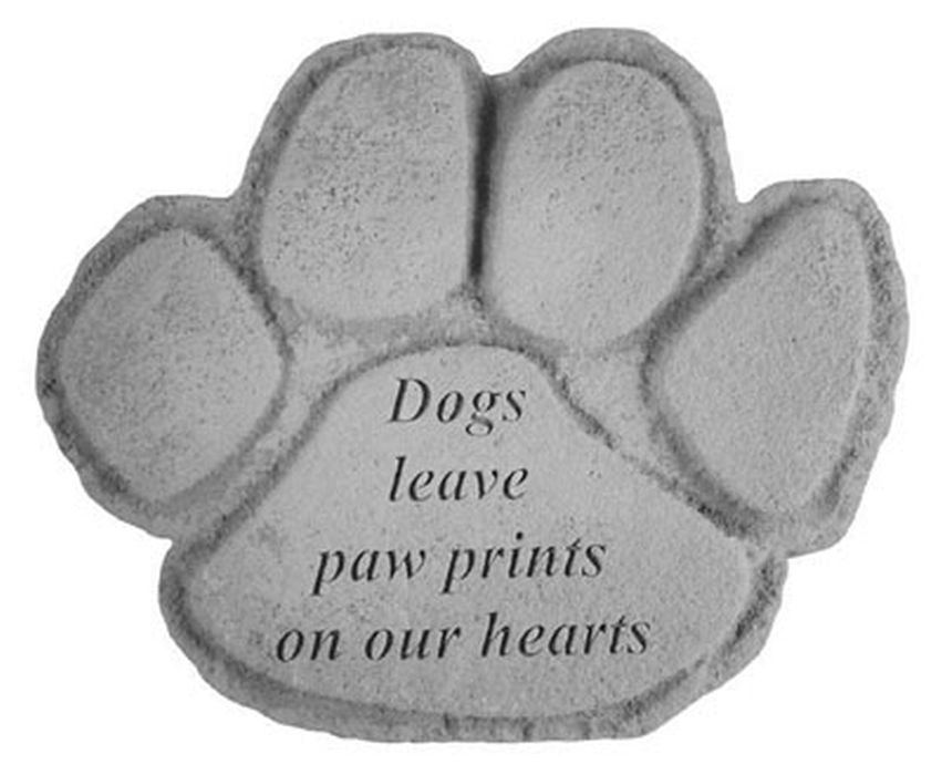 Dogs Leave Paw Prints... Memorial Pet Stone - XoticBrands Home Decor