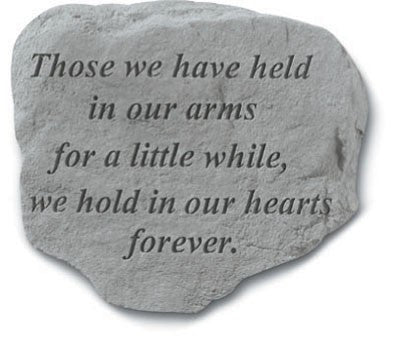 Those We Have Held In Our Arms... Memorial Pet Stone - XoticBrands Home Decor