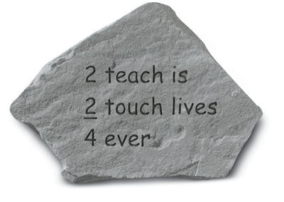  2 teach is 2… Inspirational Memorial Décor, Memorial & Inspirational, Kayberry, XoticBrands Home Decor